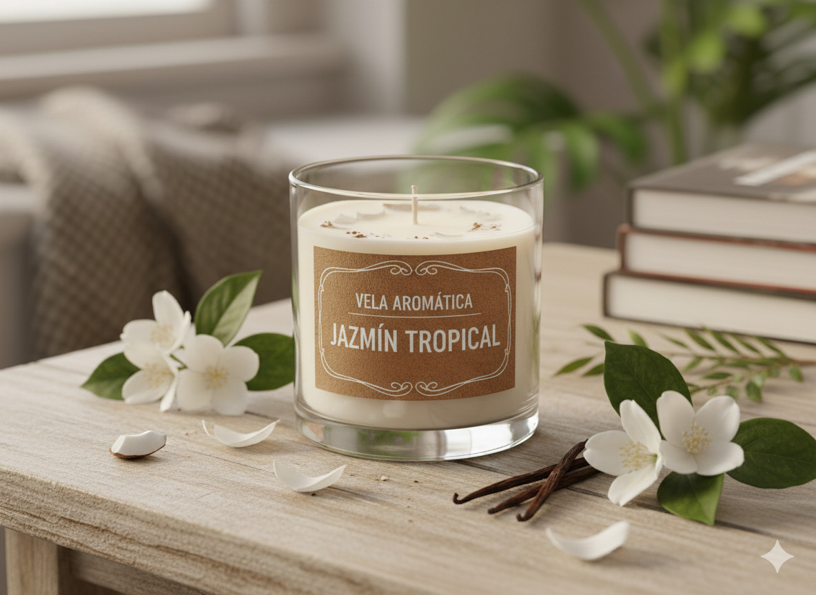 Vela aromática Jazmín Tropical